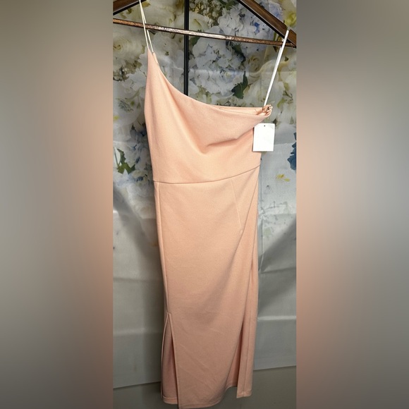Lulus women’s medium strapless peach medium dress NWT - Picture 5 of 7